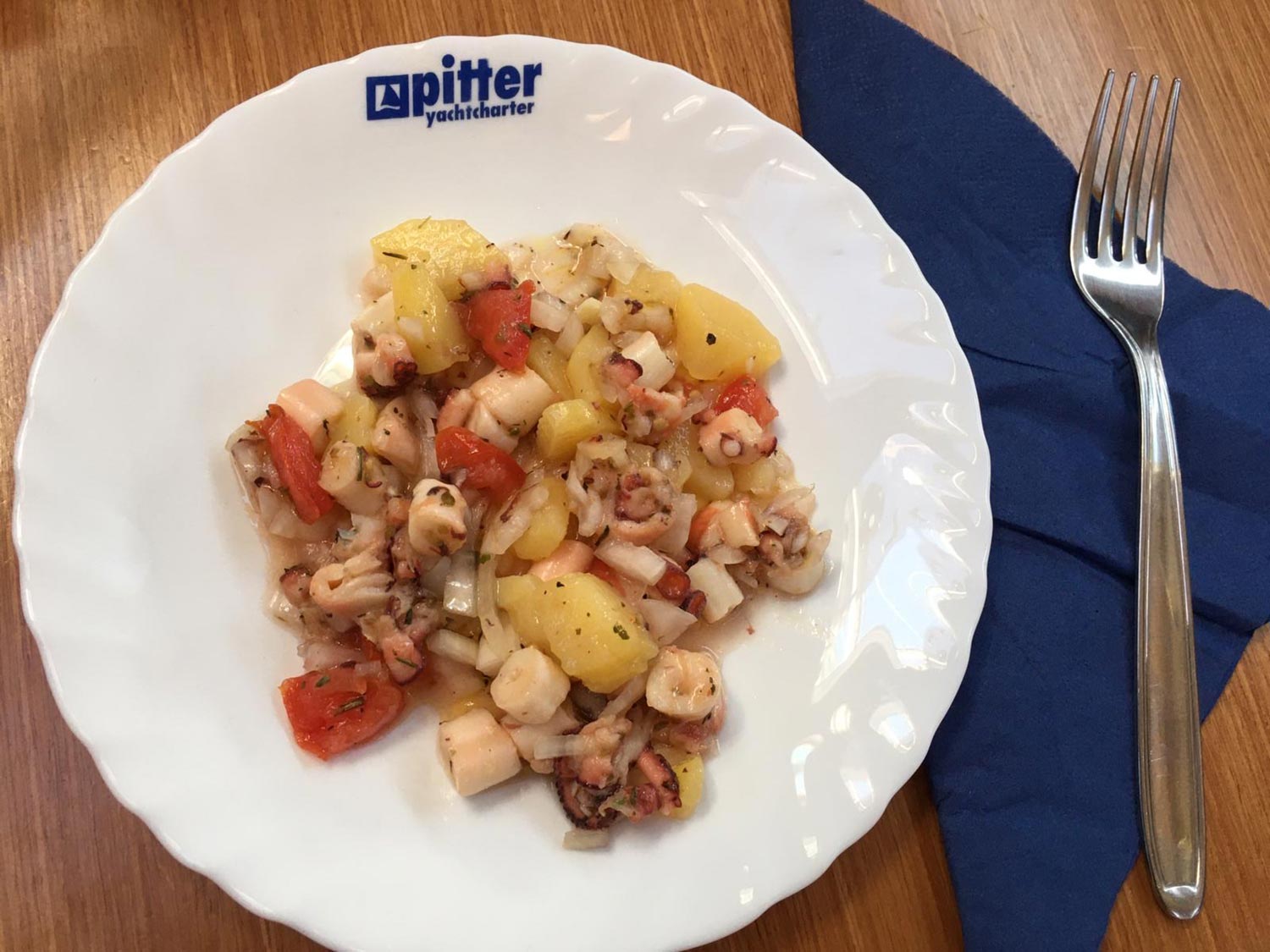 Klaus Pitter consiglia la sua insalata di polpo