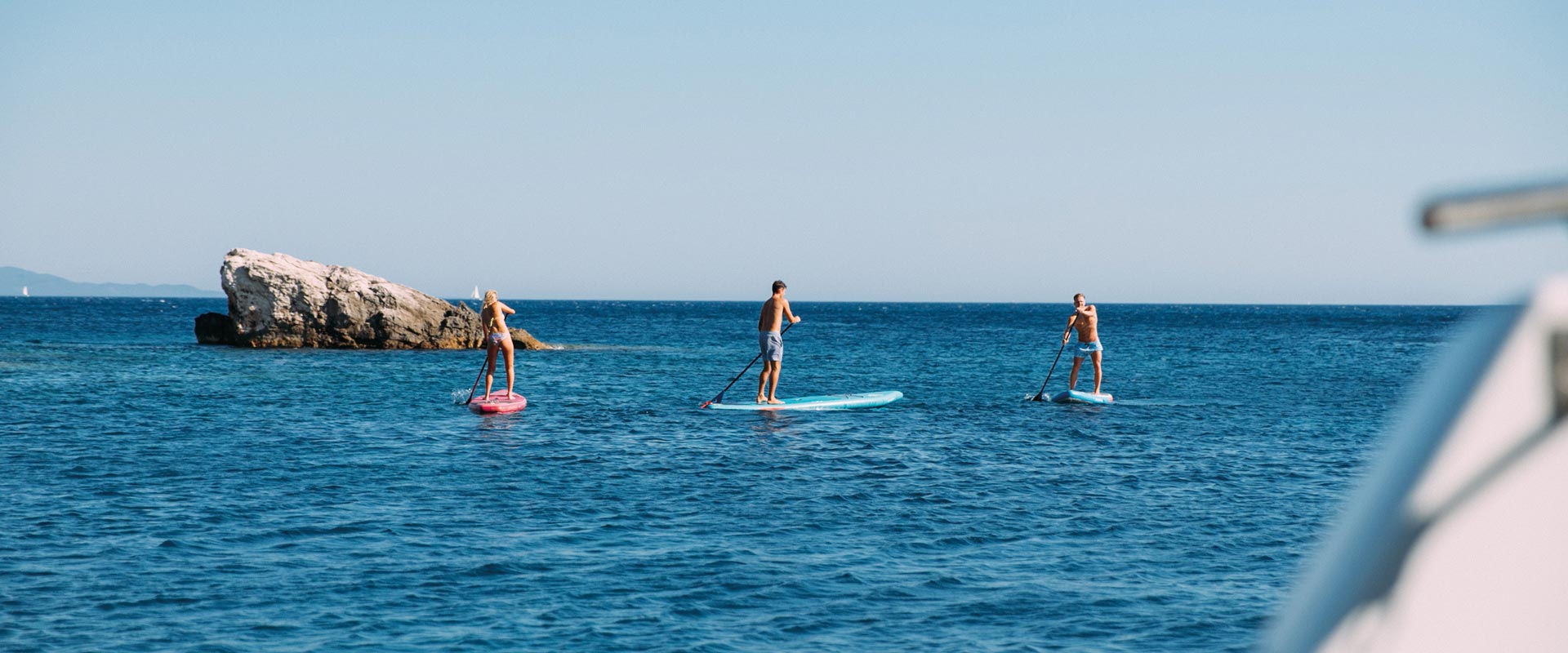 Segeltörn mit Trendsport Stand Up Paddling