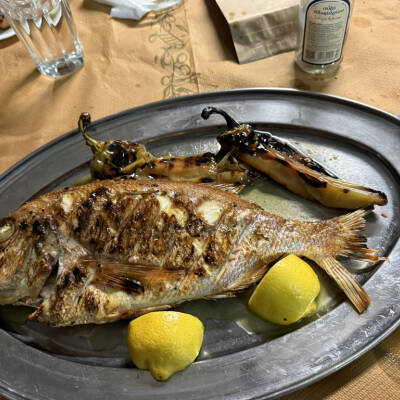 Pesce per cena.