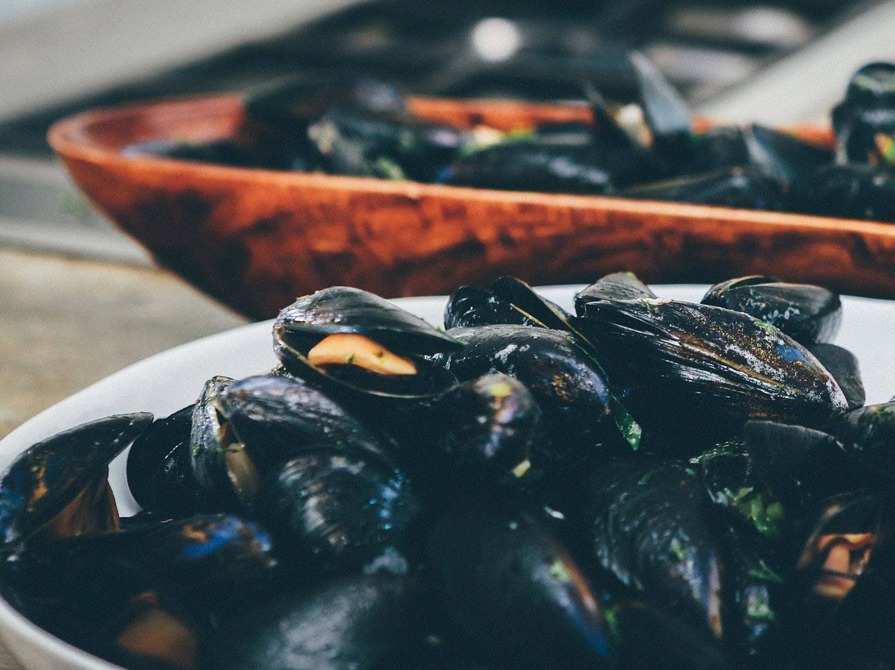 Mussels prepared by Alex