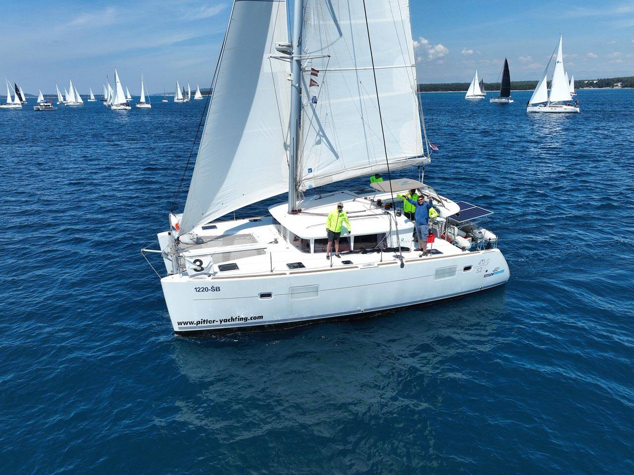 Eigene Klasse für Katamarane am Kornati Cupß