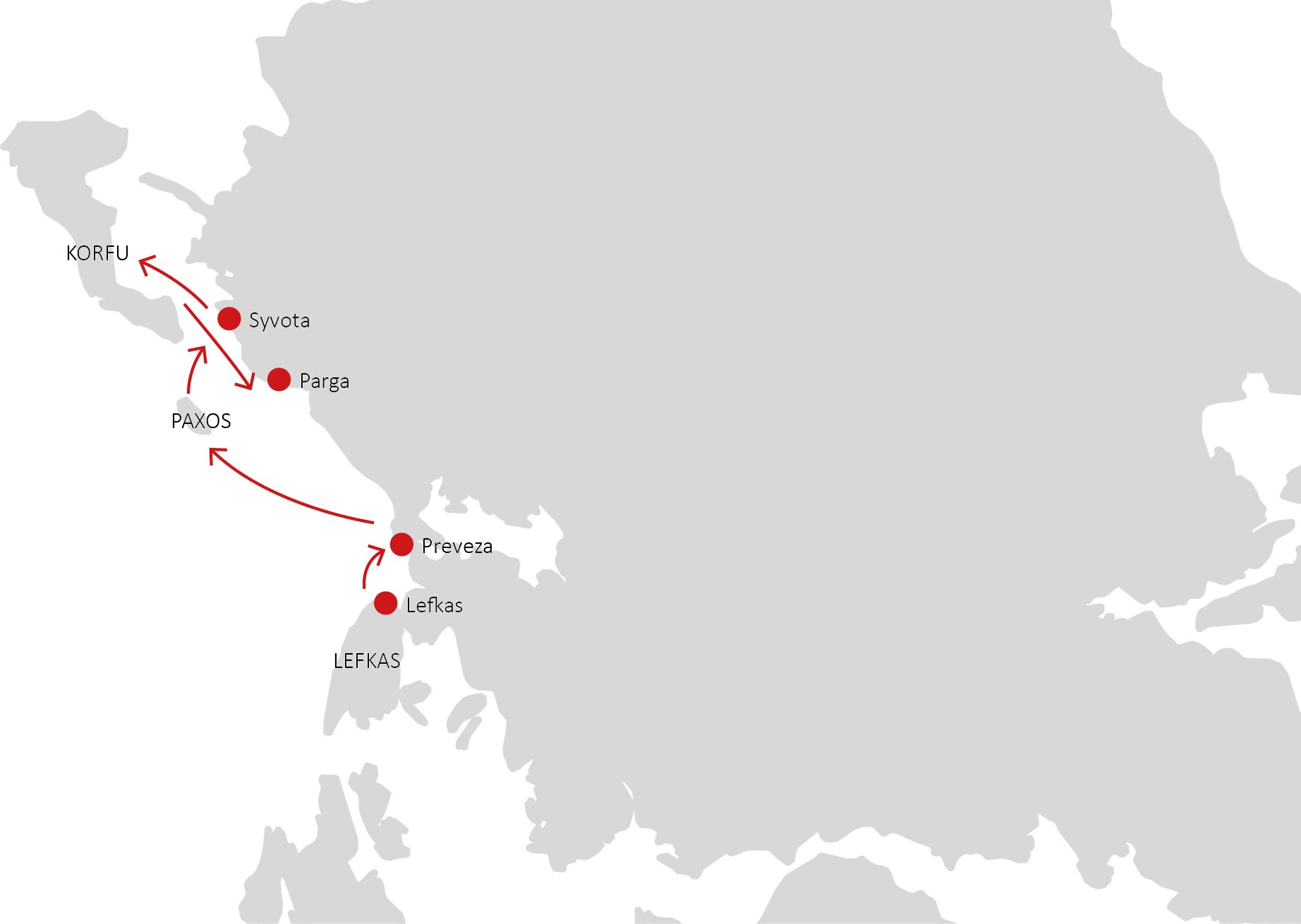 Itinerario 1 (1 settimana)