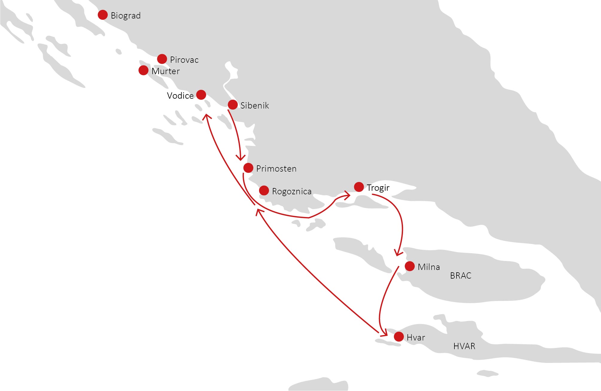 Itinerario 4 (1 settimana)