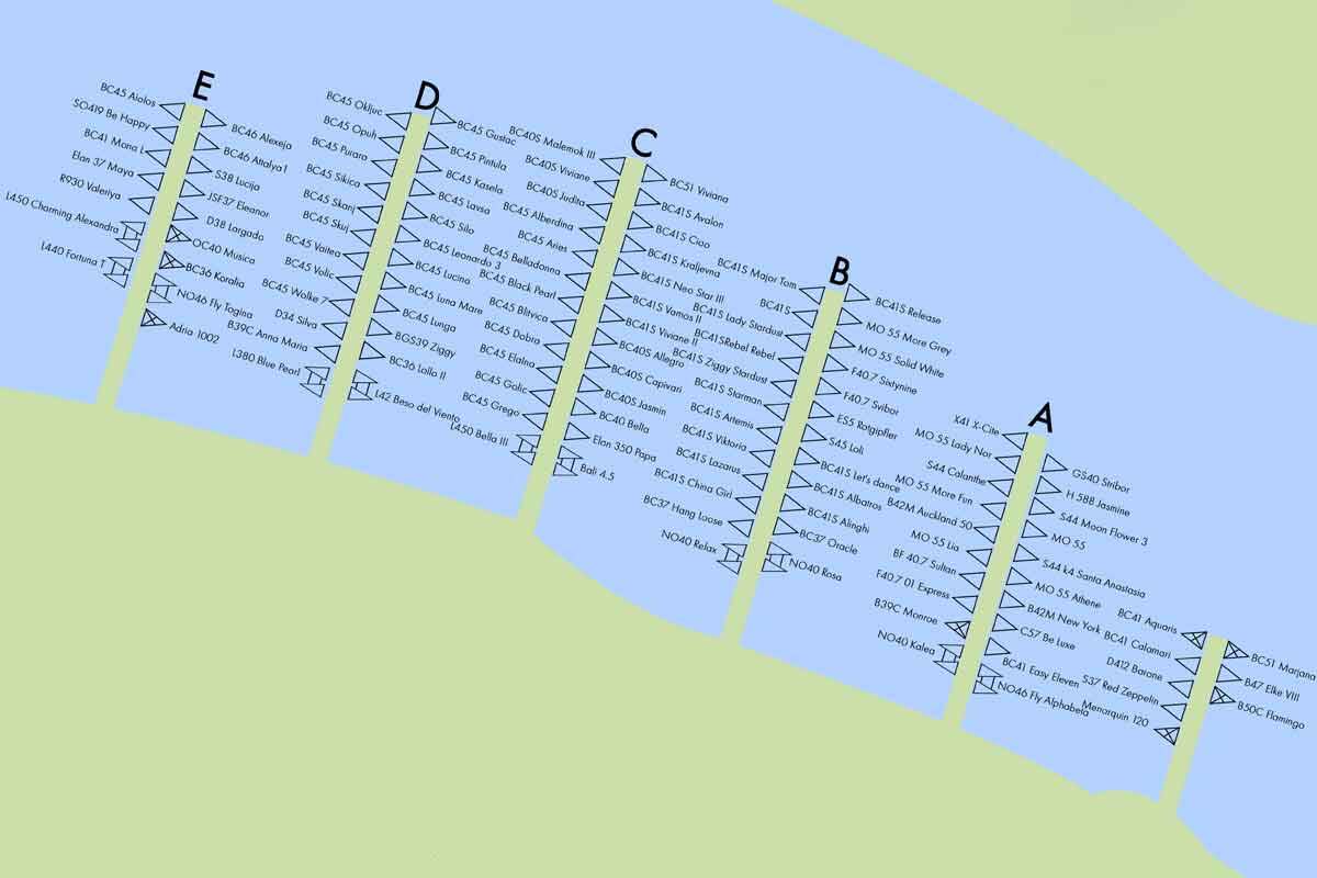 Assegnazione posti barca Kornati Cup Piskera.