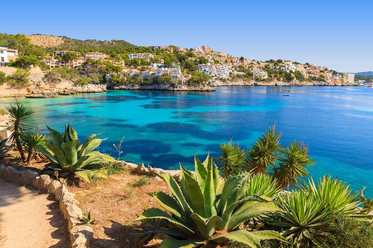 Bucht in Palma de Mallorca.