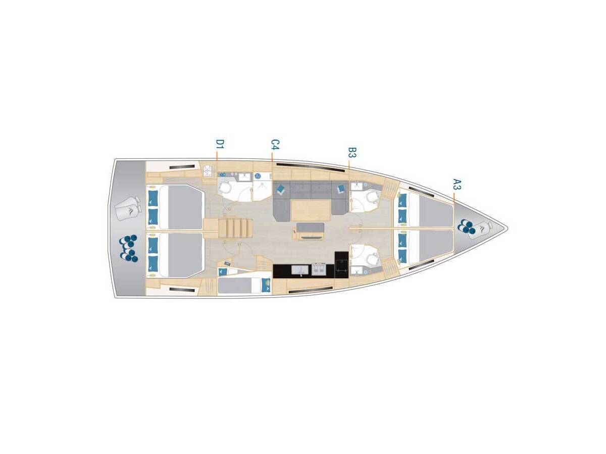 Hanse 460 Mare Morea