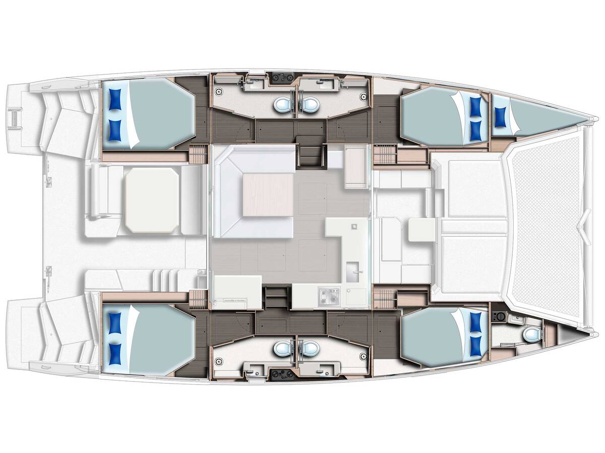 Leopard 45 Nice Aft Too